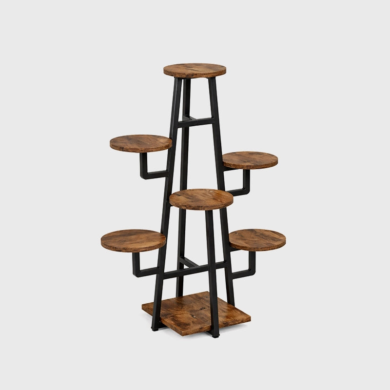 Rustic Wooden Plant Stand