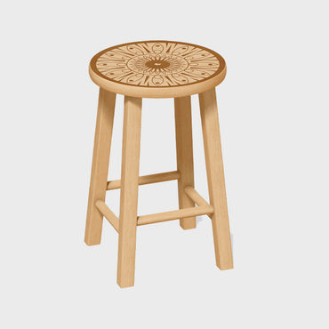 Classic Wooden Pot Stool