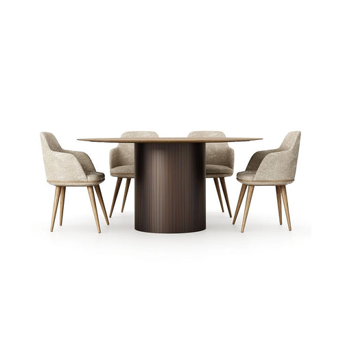 Luxury Dining Table Chair Set
