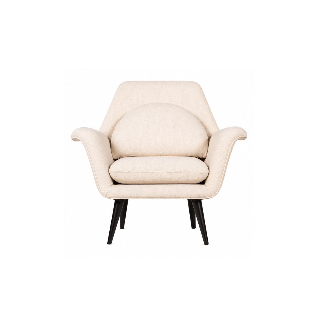 Elegant Fabric Lounge Chair
