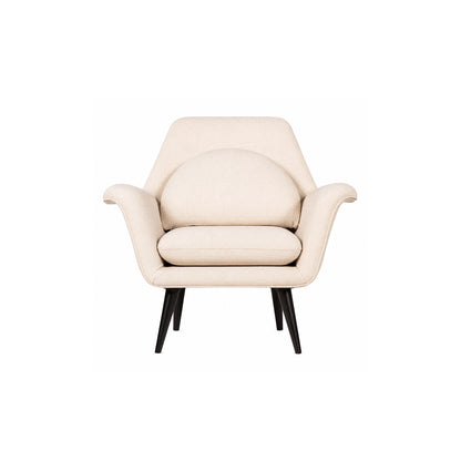 Elegant Fabric Lounge Chair