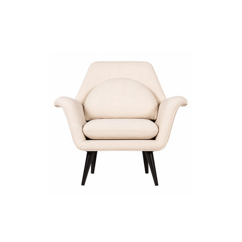 Elegant Fabric Lounge Chair