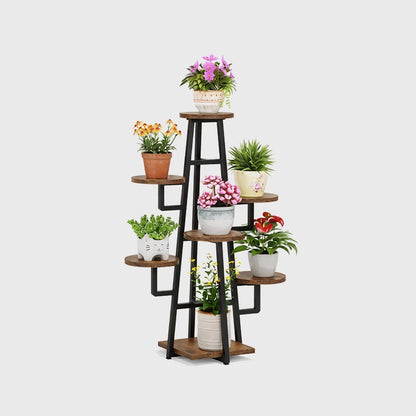 Rustic Wooden Plant Stand