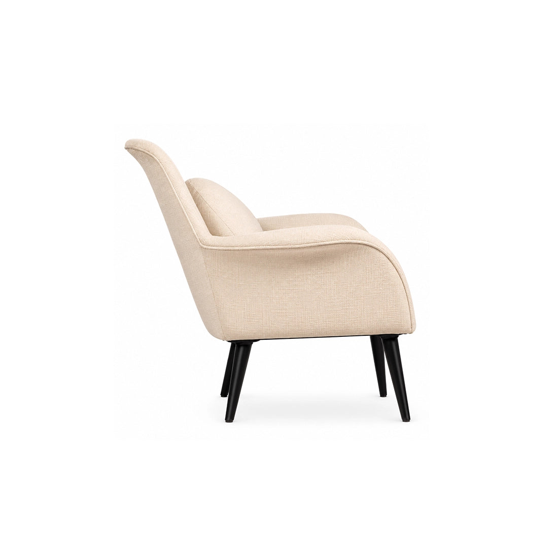 Elegant Fabric Lounge Chair