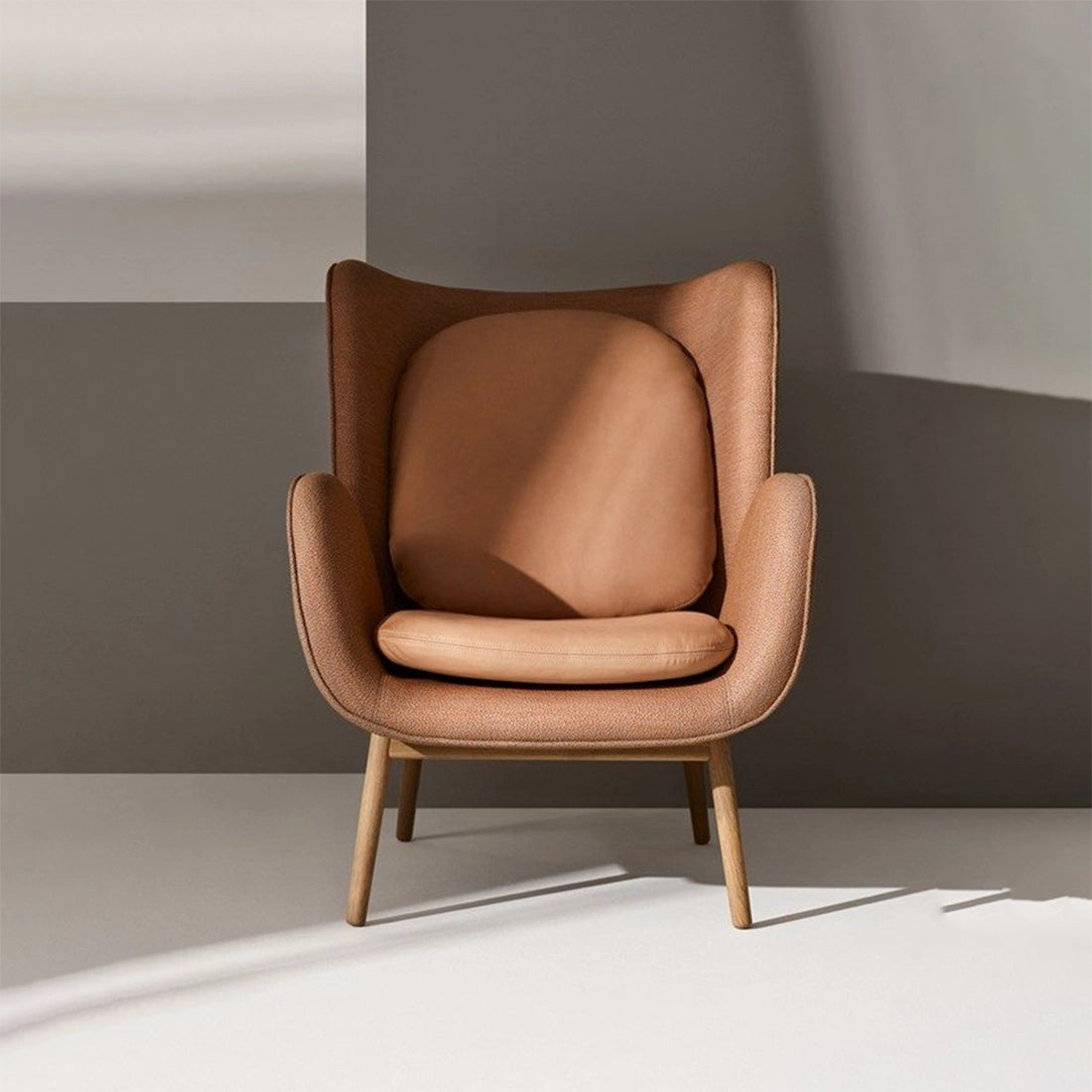 Modern Leather Accent Chair