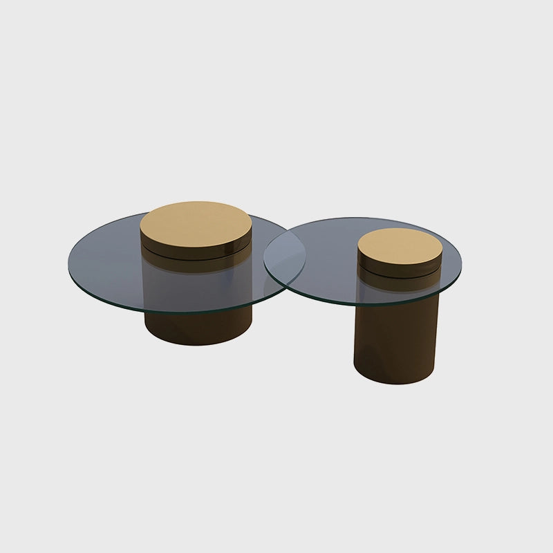 Round Glass Side Table