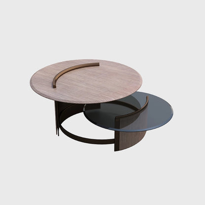 Round Glass Side Table
