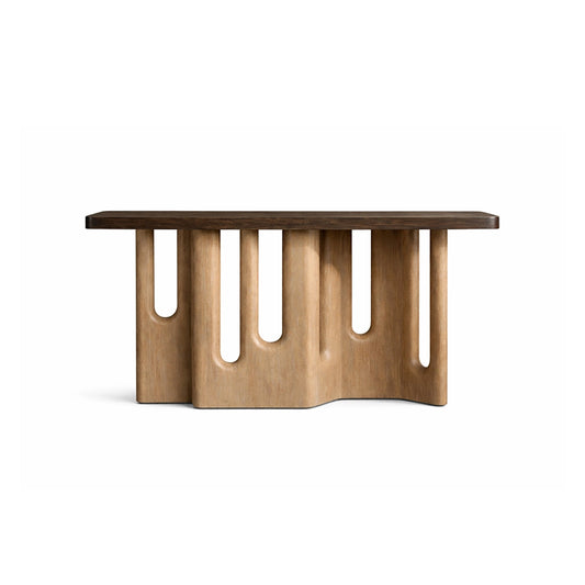 Artistic Wood Console Table