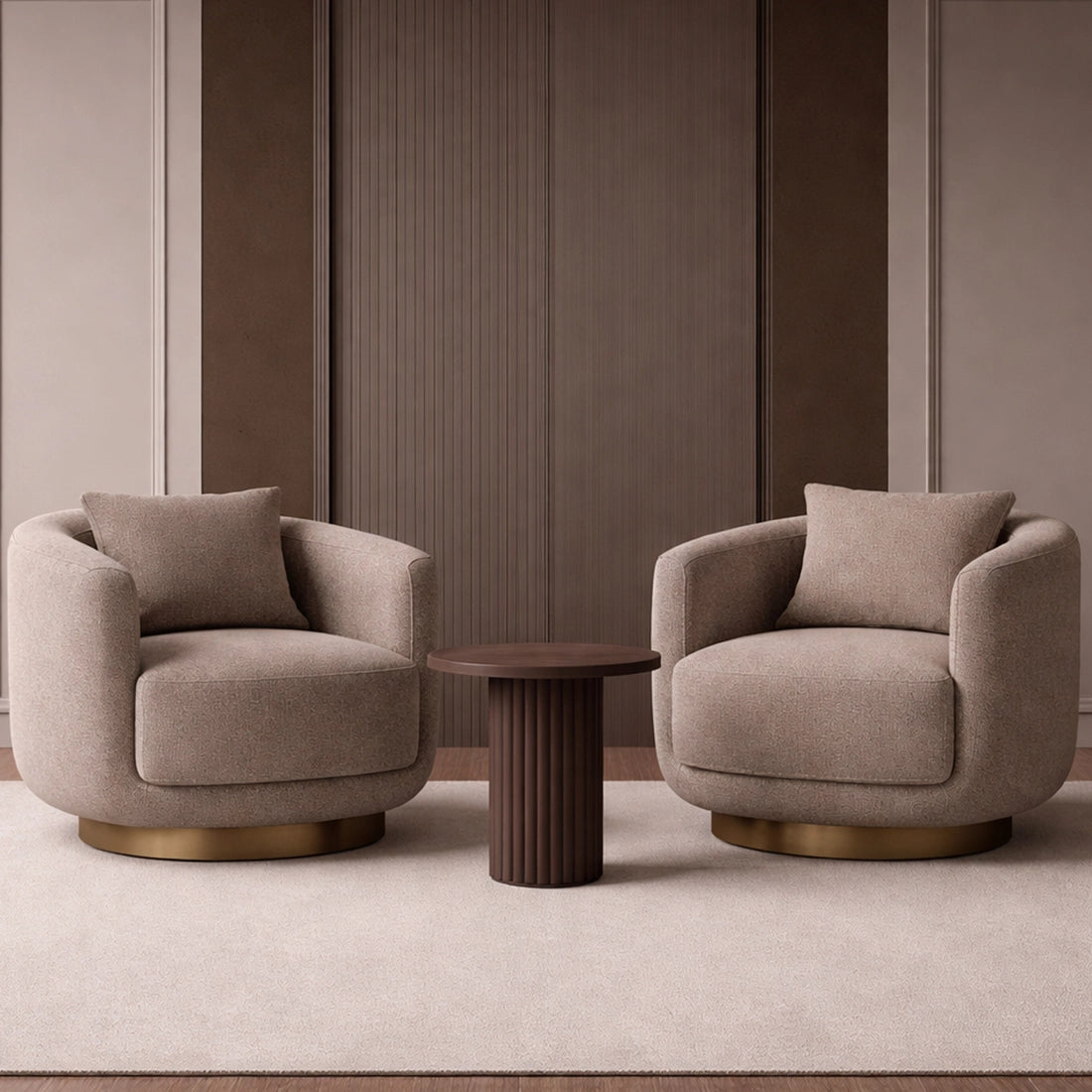 Contemporary Round Base Chair