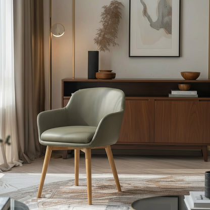 Minimalist Fabric Arm Chair