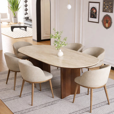 Luxury Dining Table Chair Set