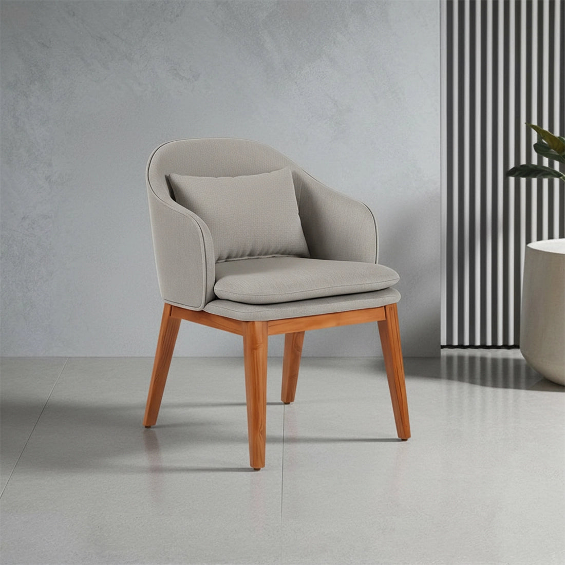 Elegant Upholstered Arm Chair
