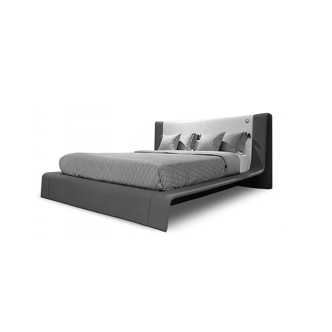 Contemporary Fabric Bed Frame