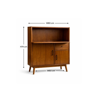 Stylish Wooden Side Cabinet