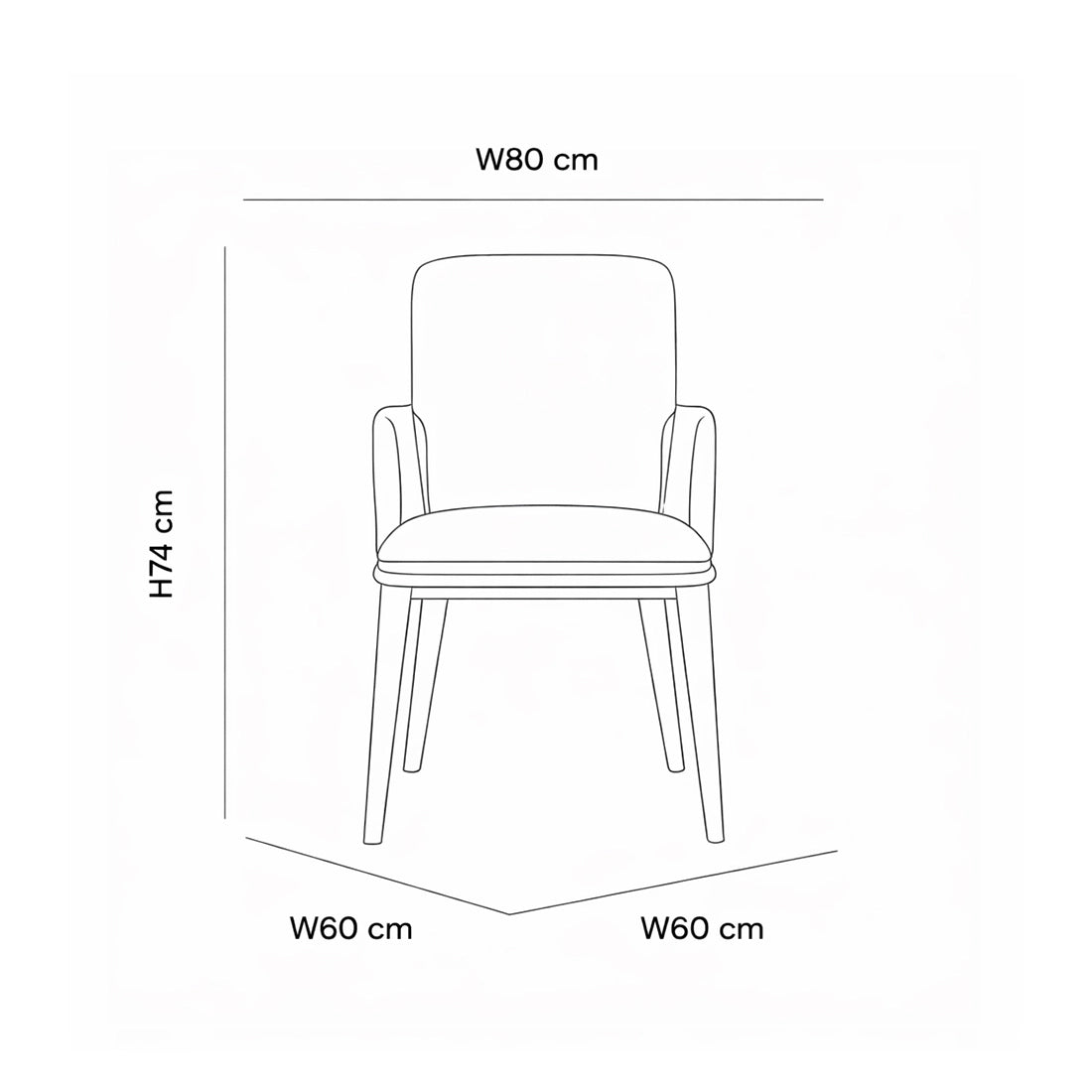 Modern Wooden Dining Chair