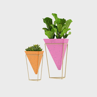 Metal Indoor Outdoor Planter With Stand