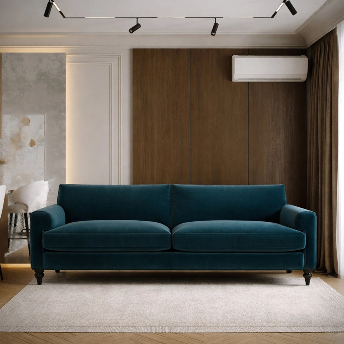 Elegant Velvet Lounge Sofa
