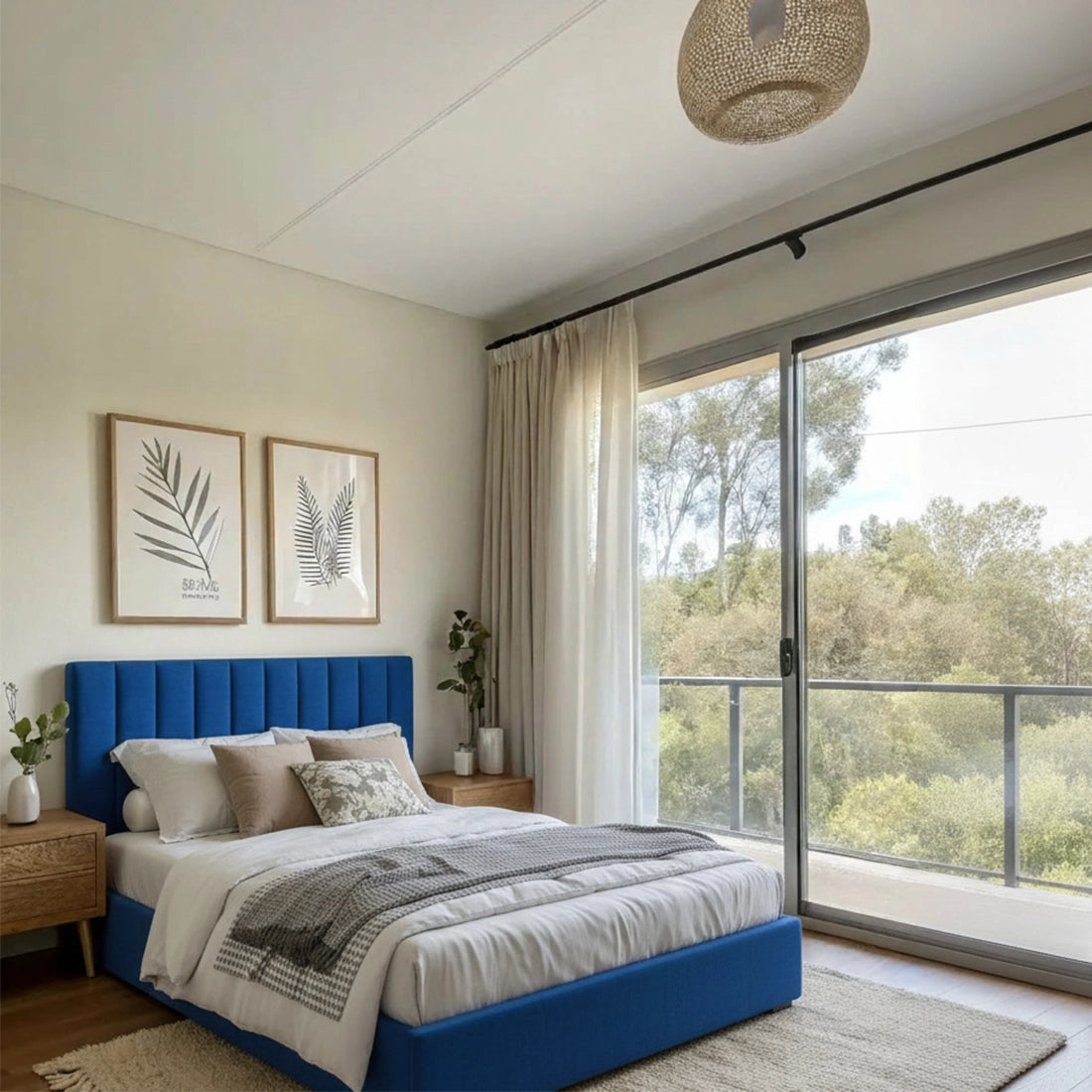 Modern Fabric Bed Frame