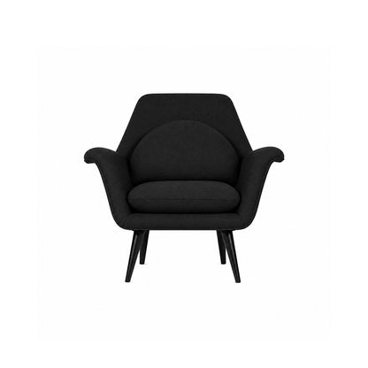 Elegant Fabric Lounge Chair