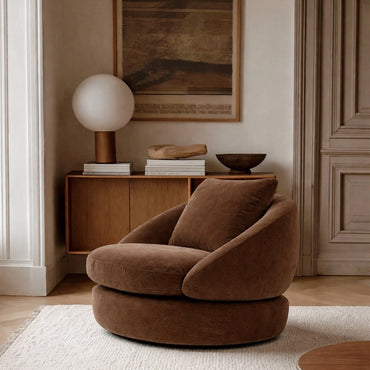 Modern Fabric Lounge Chair