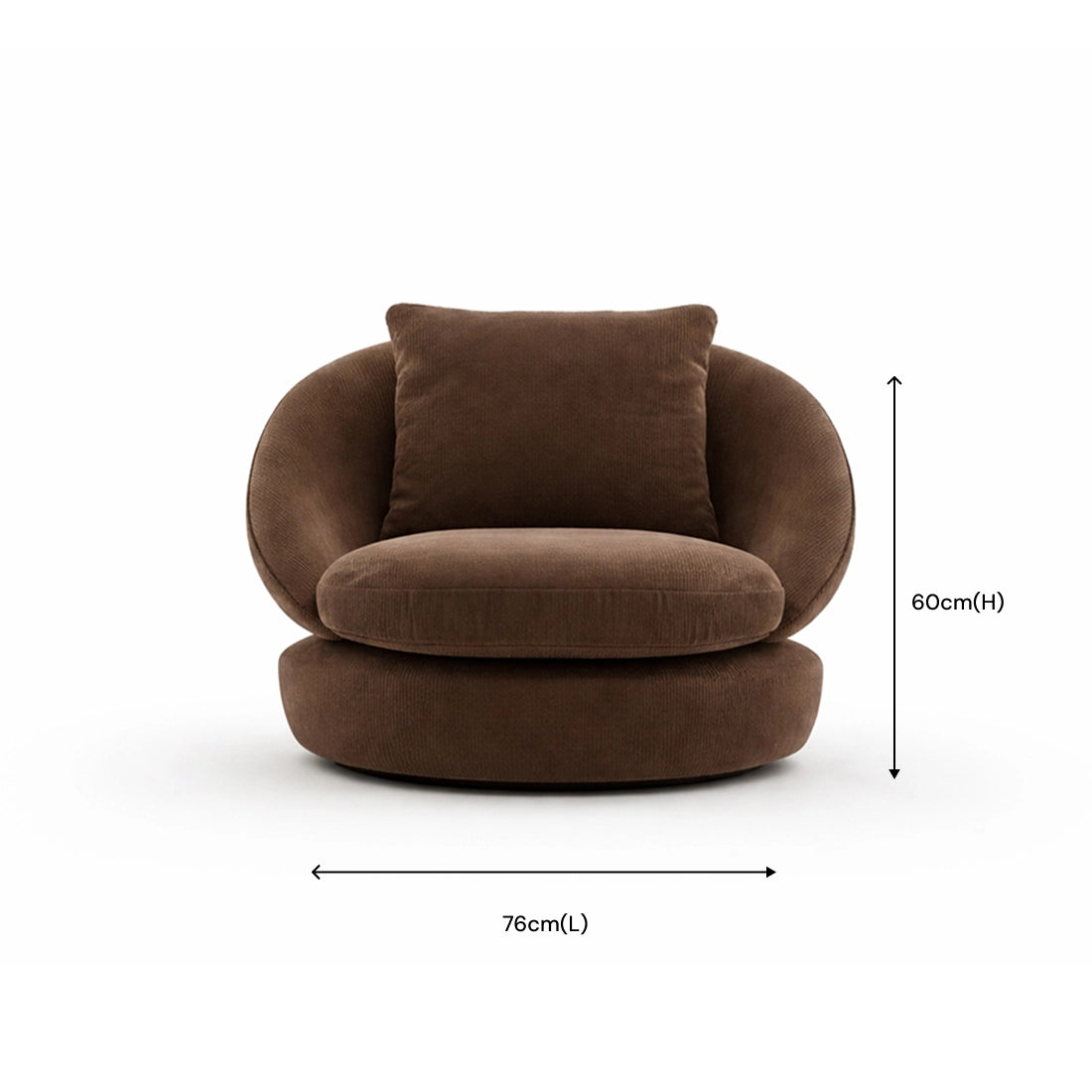 Modern Fabric Lounge Chair