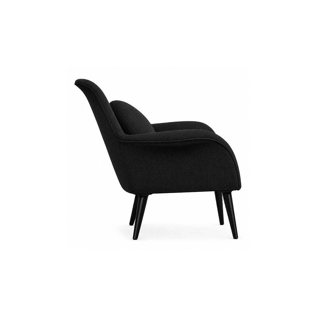 Elegant Fabric Lounge Chair