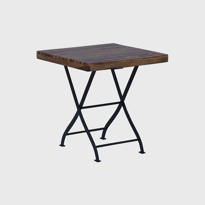 Outdoor Folding Wooden Metal Table
