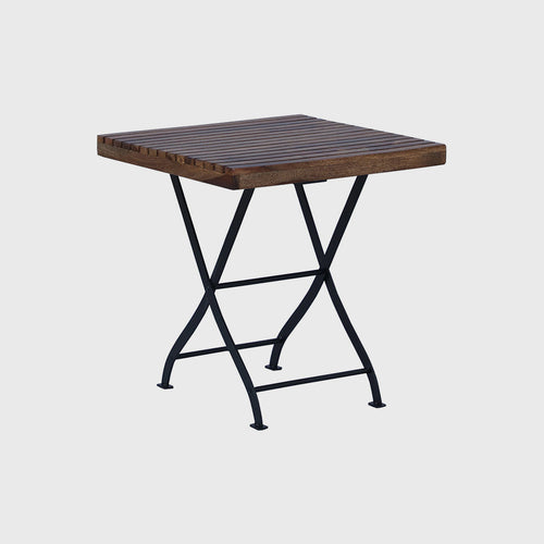 Outdoor Folding Wooden Metal Table